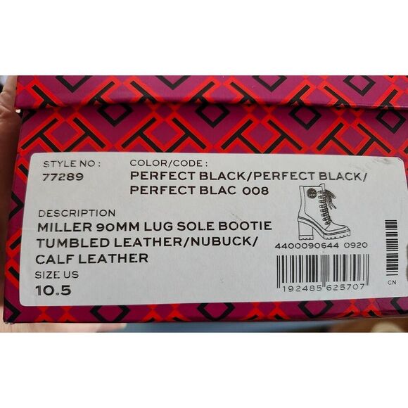 Tory Burch Miller NWT Sole Bootie. These stylish boots feature a blend of leathe - Picture 8 of 8